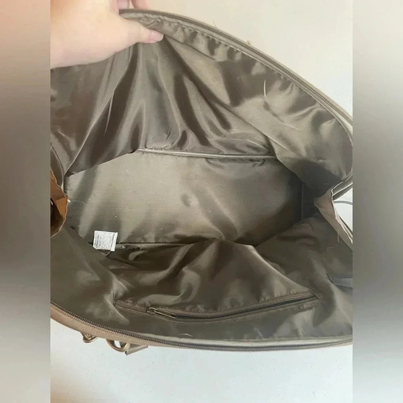 Vintage American Trunk & Case Tapestry 90s travel‎ bag Weekender EUC! - Picture 6 of 13